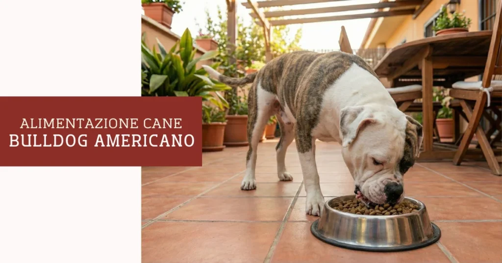 alimentazione bulldog americano