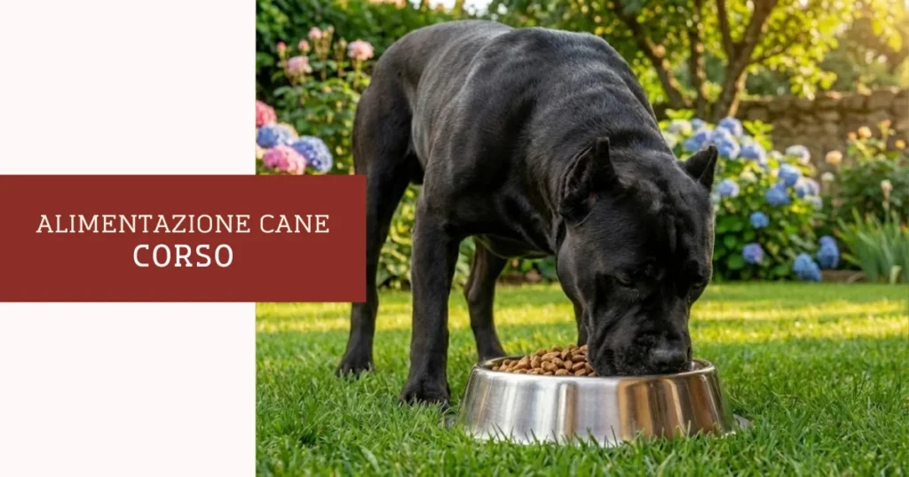 Alimentazione cane corso